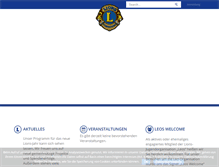 Tablet Screenshot of lions-ludgerus.de